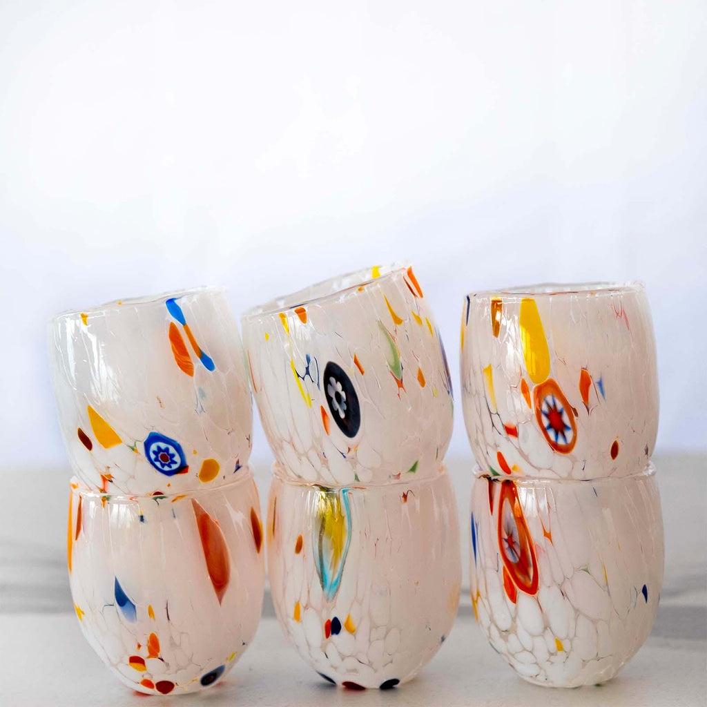 Murano Shot Glass | Certified Murano Glass | Made in Italy | Italian Liqueur Glass | Collection Marea