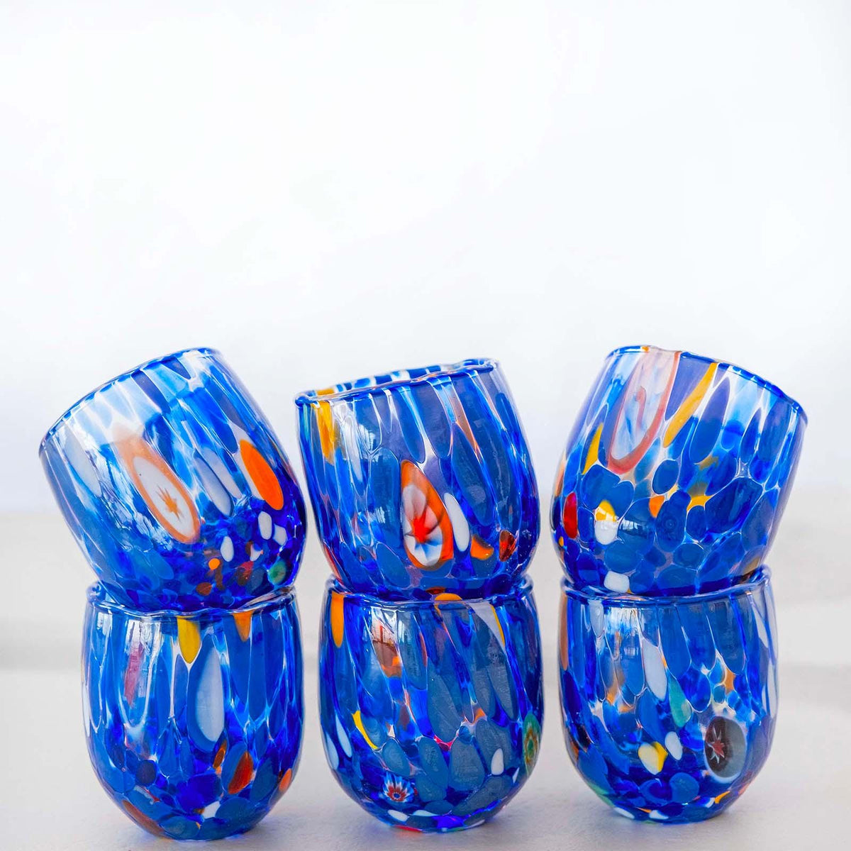 Murano Shot Glass | Certified Murano Glass | Made in Italy | Italian Liqueur Glass | Collection Marea