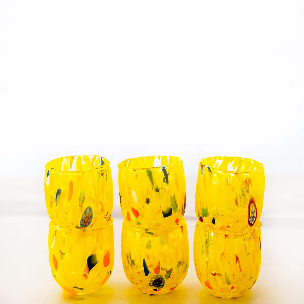 Murano Shot Glass | Certified Murano Glass | Made in Italy | Italian Liqueur Glass | Collection Marea