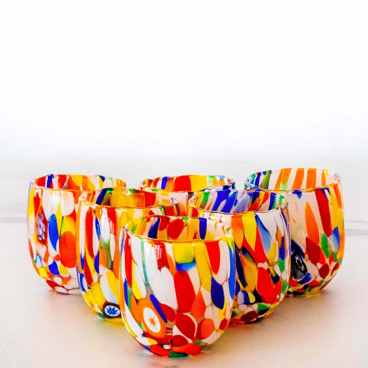 Murano Shot Glass | Certified Murano Glass | Made in Italy | Italian Liqueur Glass | Collection Marea