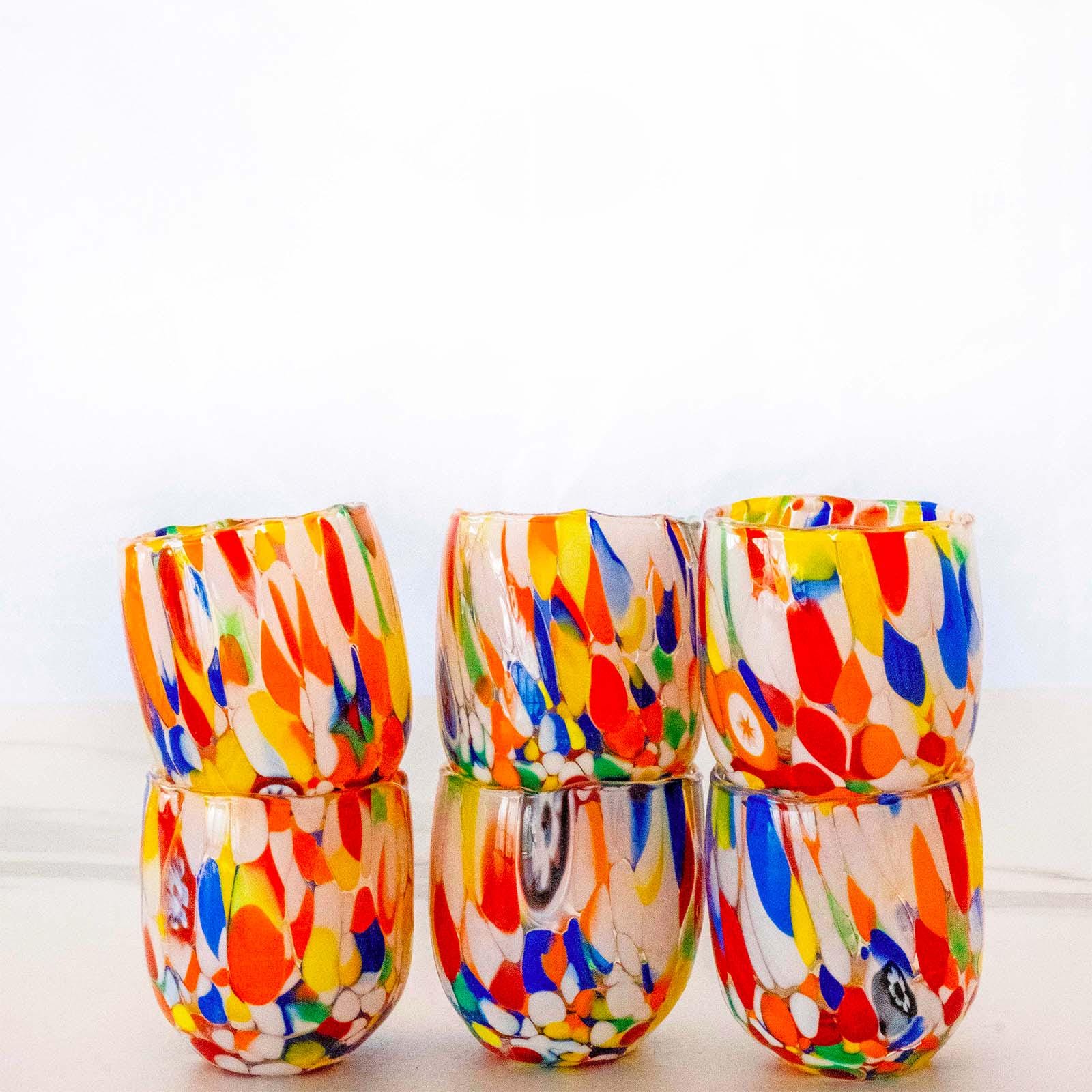 Murano Shot Glass | Certified Murano Glass | Made in Italy | Italian Liqueur Glass | Collection Marea
