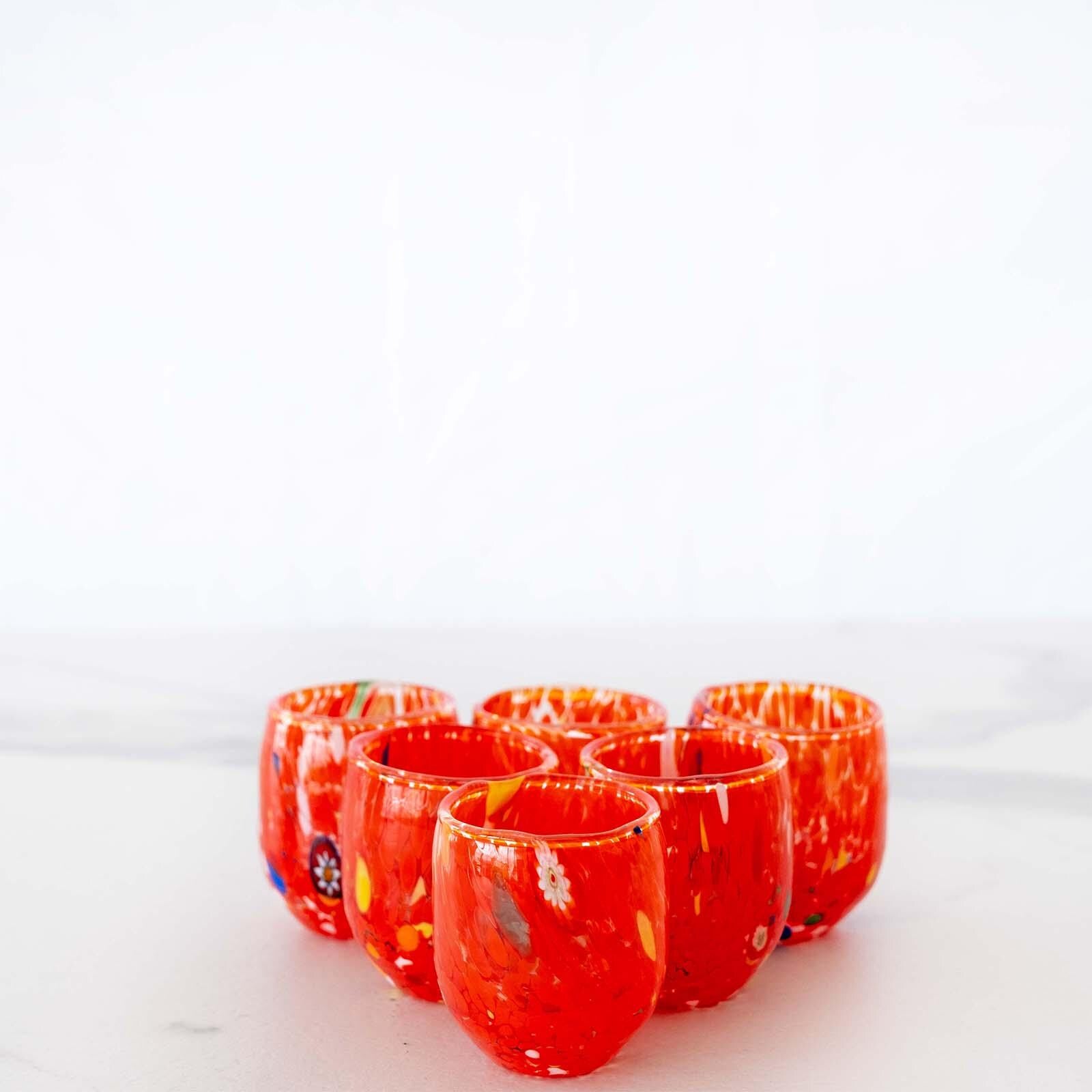 Murano Shot Glass | Certified Murano Glass | Made in Italy | Italian Liqueur Glass | Collection Marea