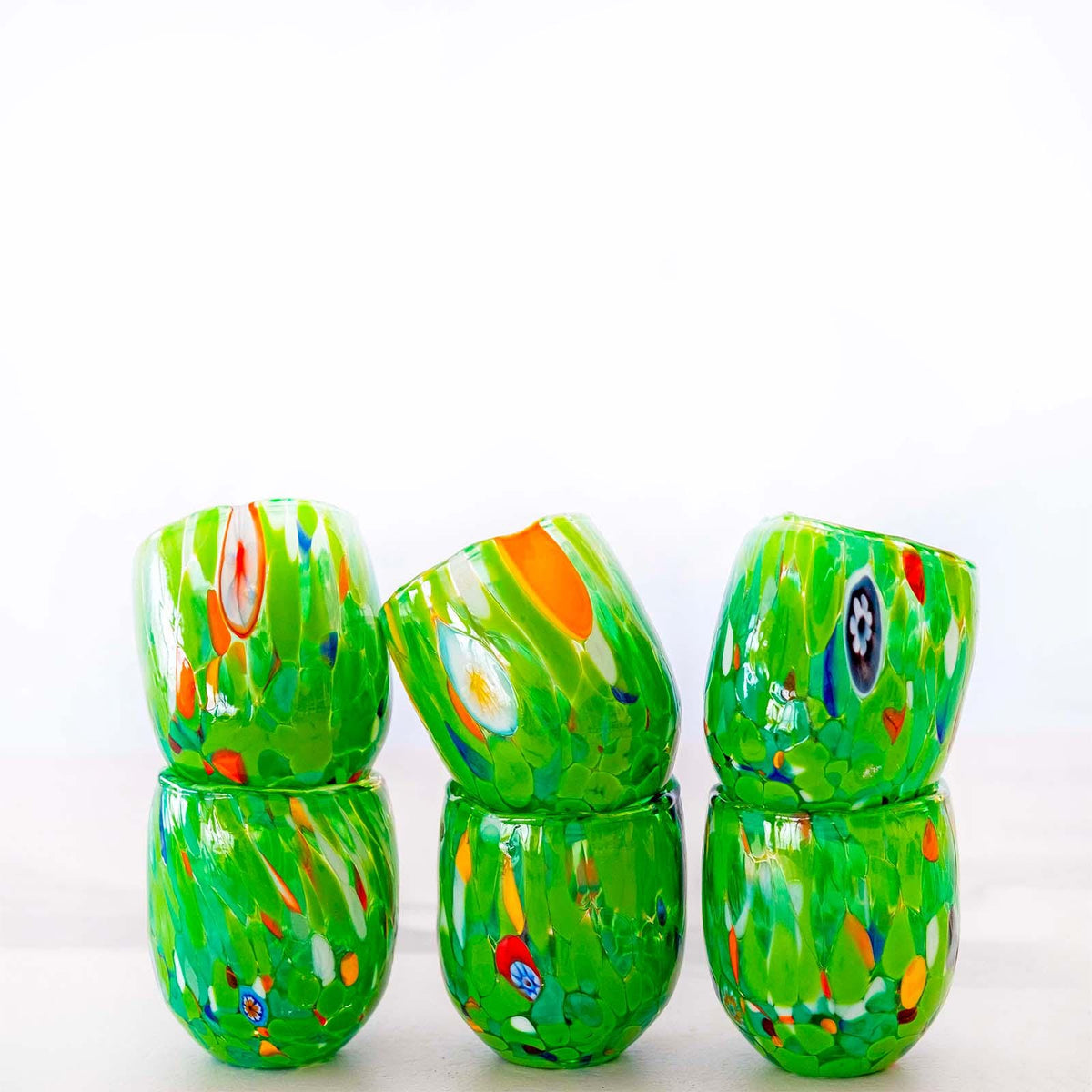Murano Shot Glass | Certified Murano Glass | Made in Italy | Italian Liqueur Glass | Collection Marea