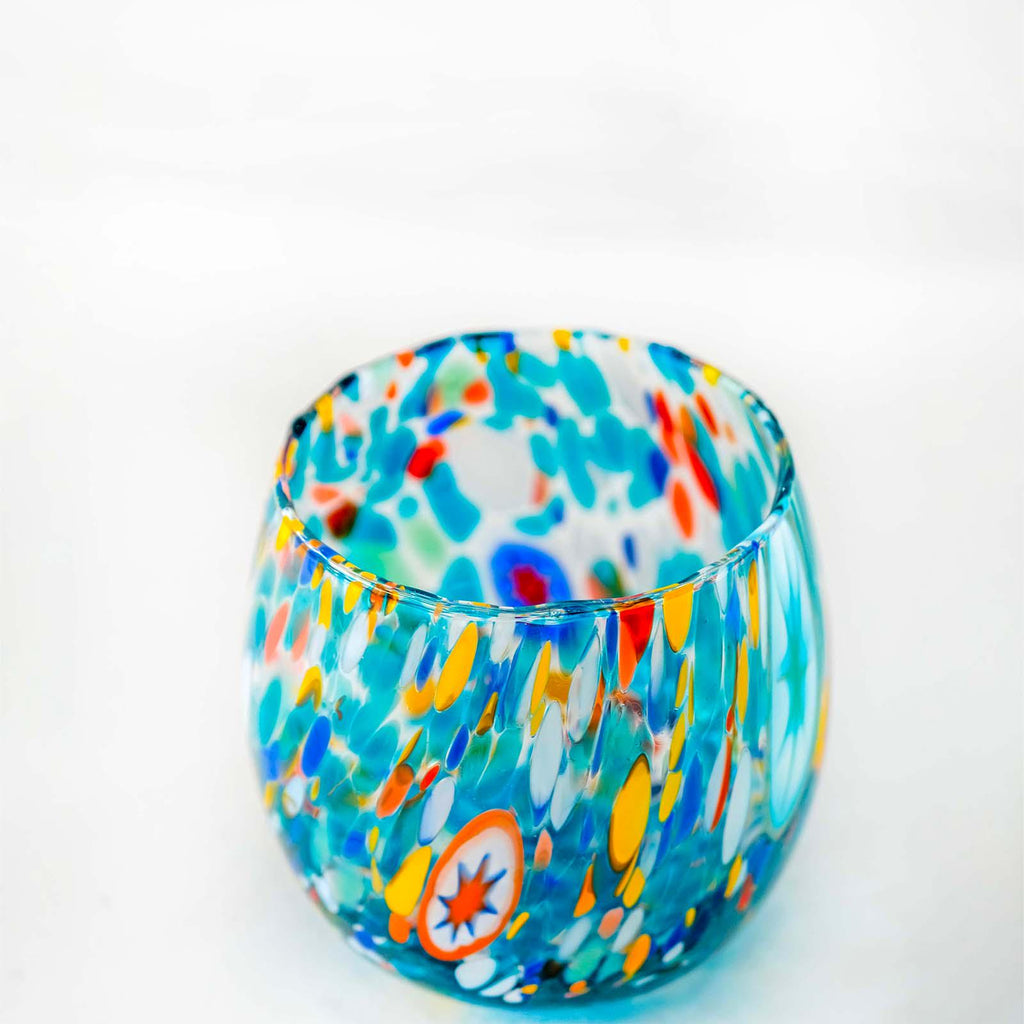 Murano Drinking Glass | Certified Murano Glass | Made in Italy | Water Glass | Collection Marea