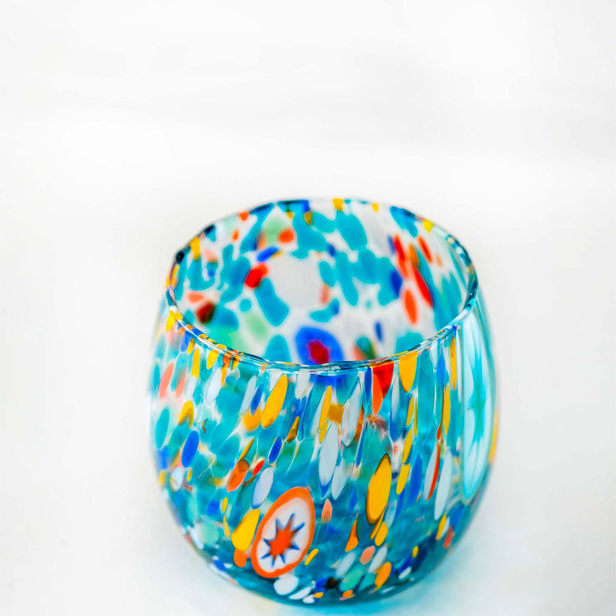 Murano Drinking Glass | Certified Murano Glass | Made in Italy | Water Glass | Collection Marea