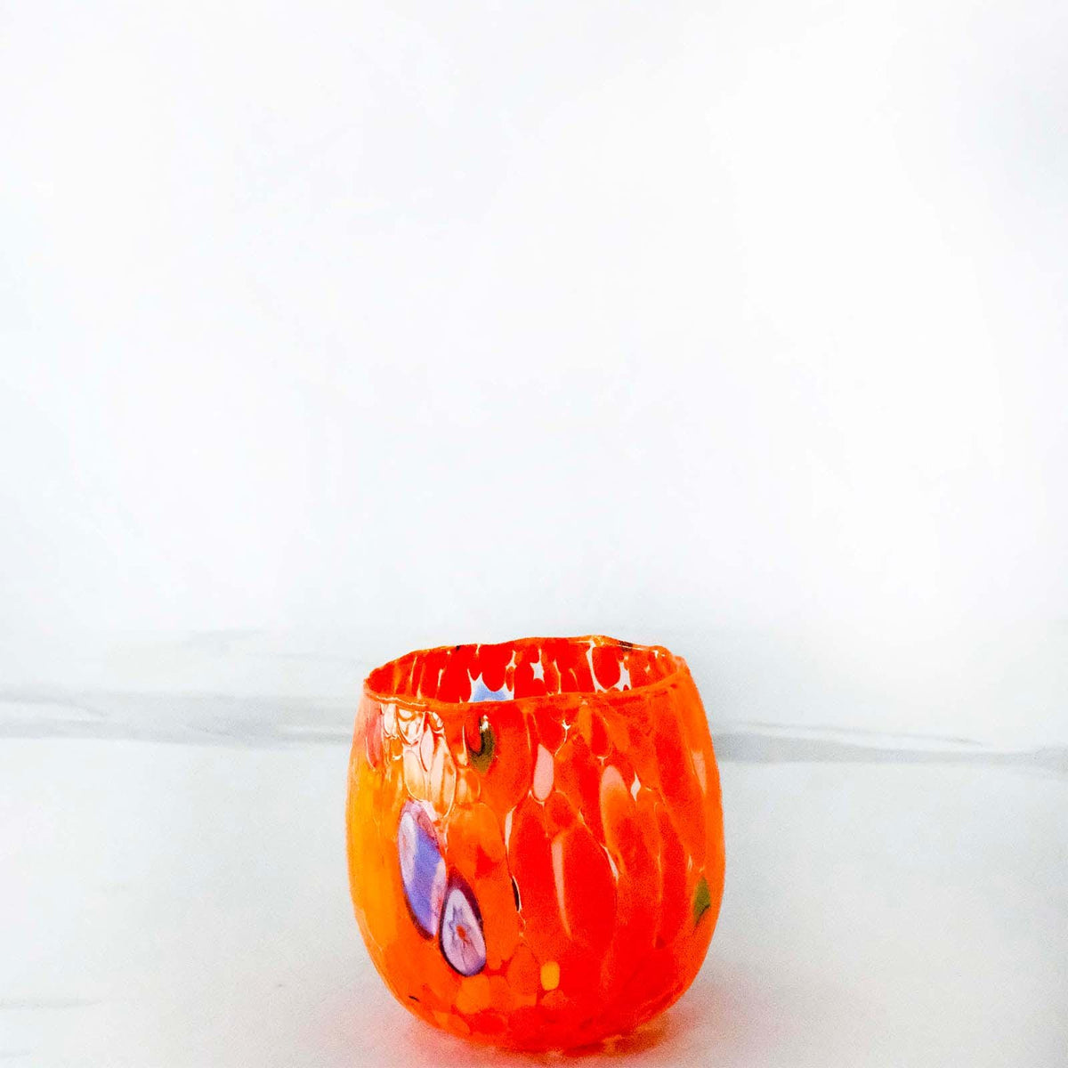 Murano Drinking Glass | Certified Murano Glass | Made in Italy | Water Glass | Collection Marea