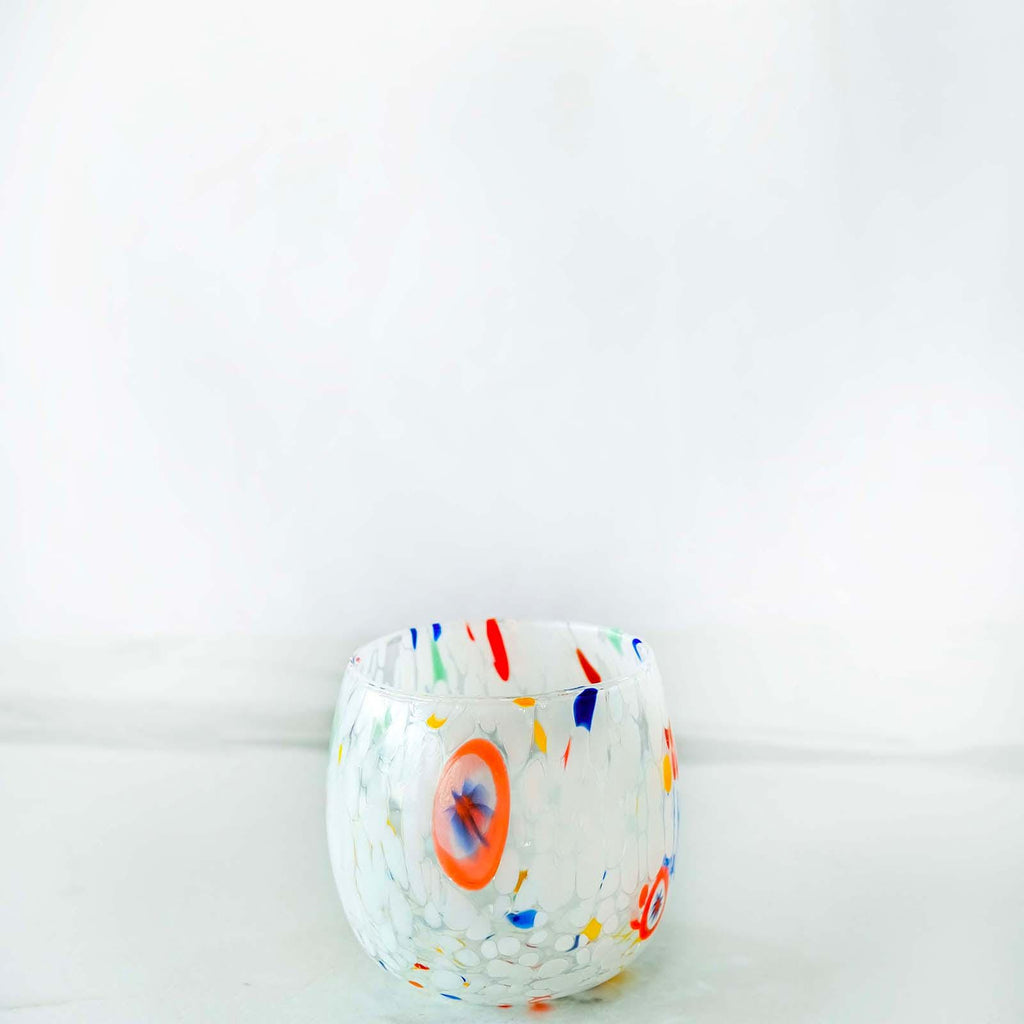 Murano Drinking Glass | Certified Murano Glass | Made in Italy | Water Glass | Collection Marea