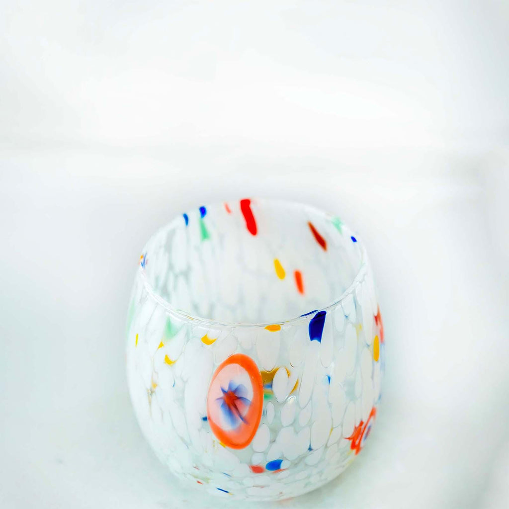 Murano Drinking Glass | Certified Murano Glass | Made in Italy | Water Glass | Collection Marea