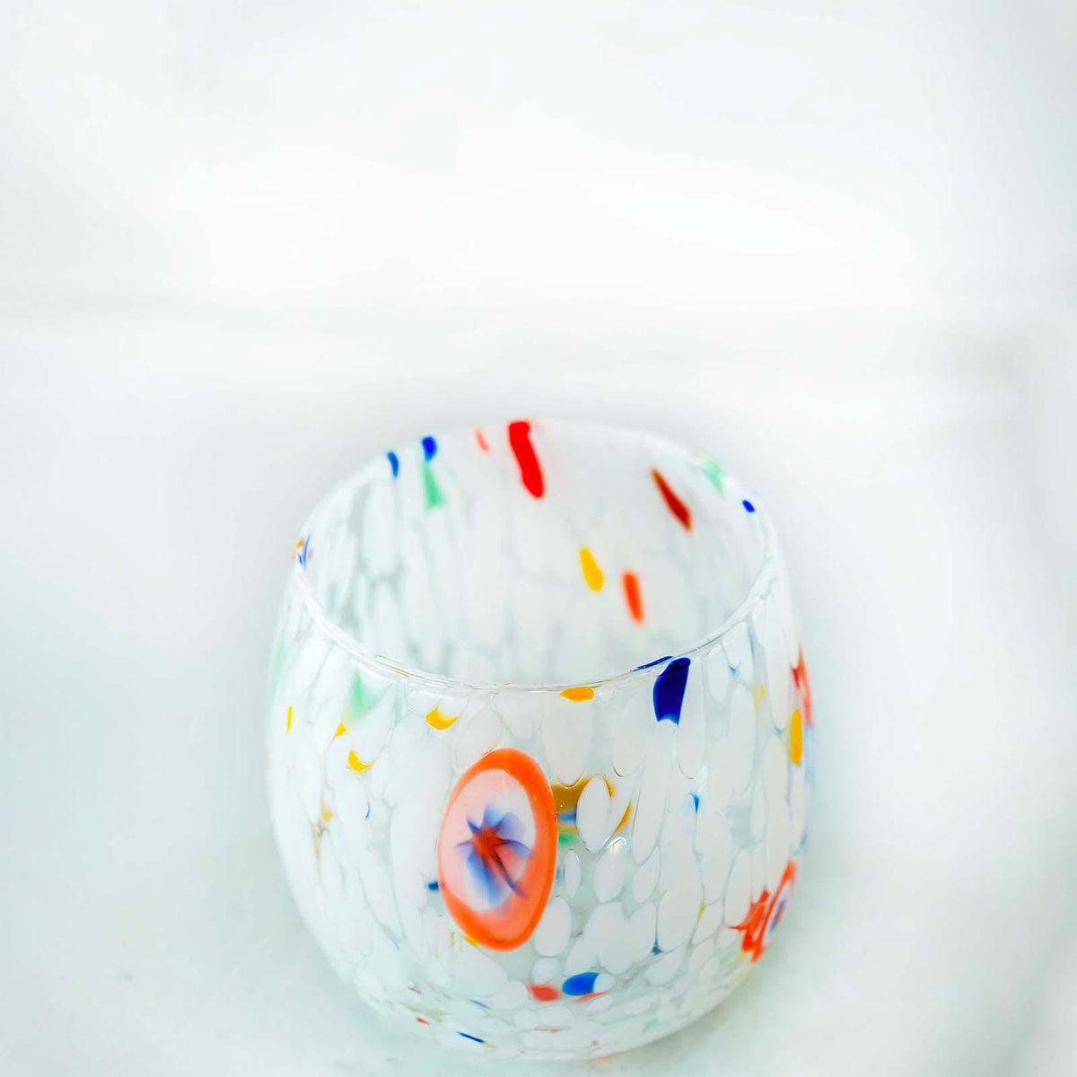 Murano Drinking Glass | Certified Murano Glass | Made in Italy | Water Glass | Collection Marea