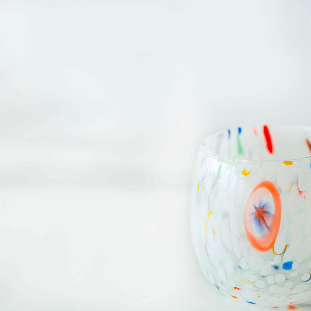 Murano Drinking Glass | Certified Murano Glass | Made in Italy | Water Glass | Collection Marea