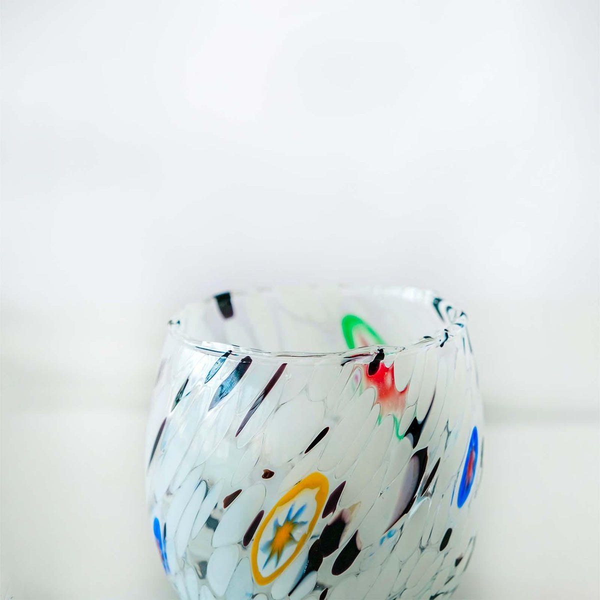 Murano Drinking Glass | Certified Murano Glass | Made in Italy | Water Glass | Collection Marea
