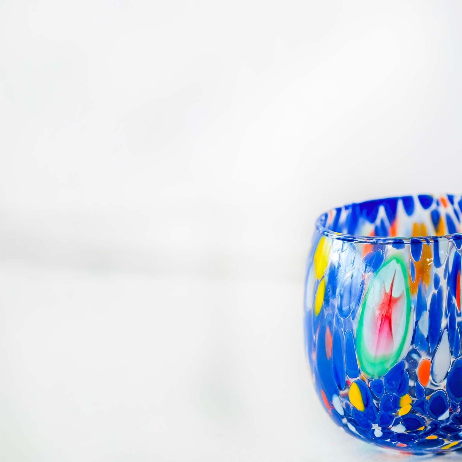 Murano Drinking Glass | Certified Murano Glass | Made in Italy | Water Glass | Collection Marea