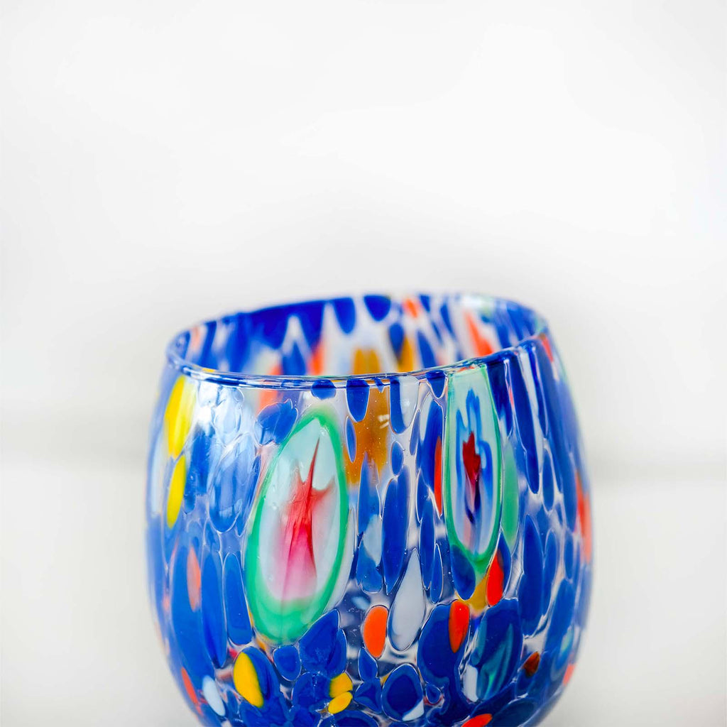 Murano Drinking Glass | Certified Murano Glass | Made in Italy | Water Glass | Collection Marea