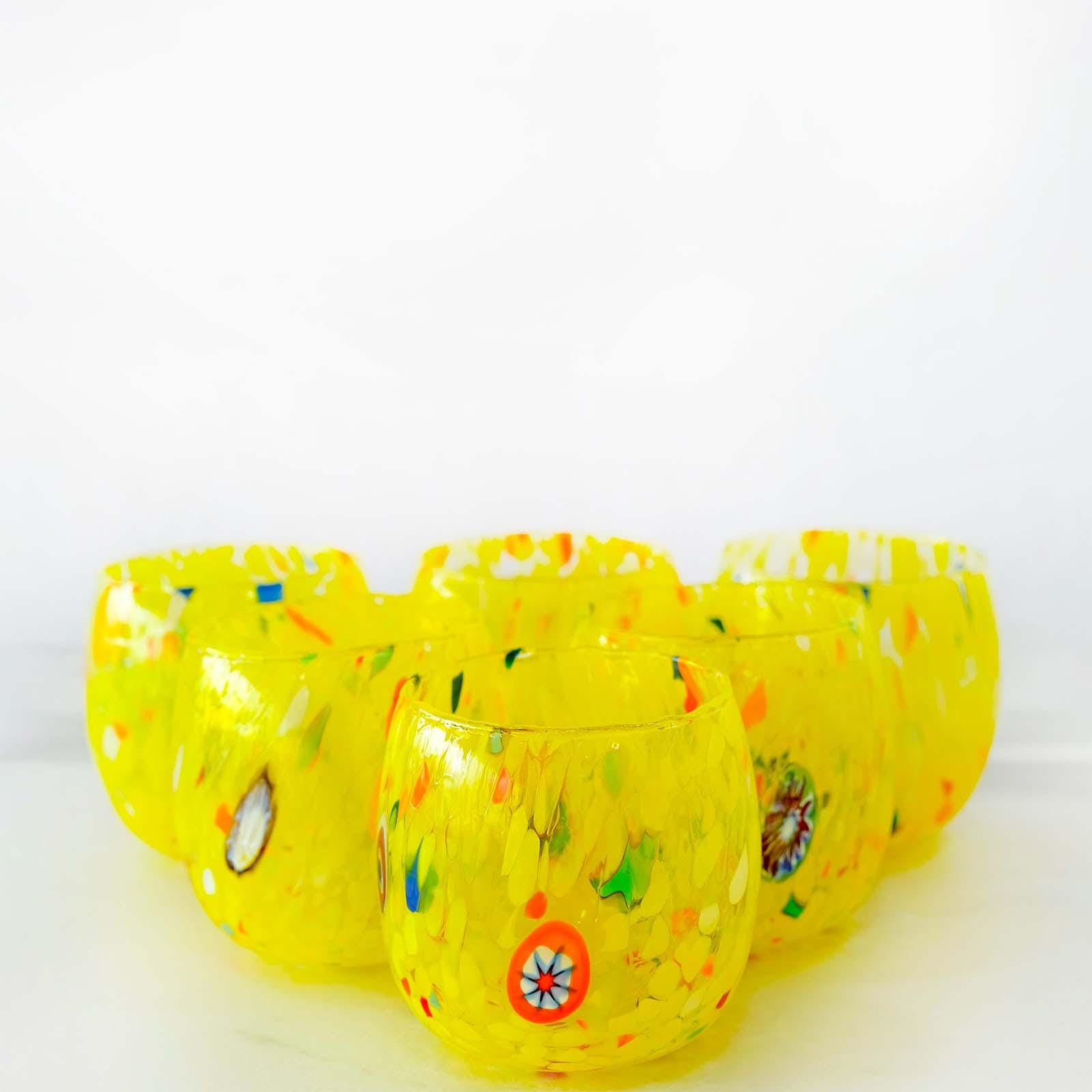 Murano Drinking Glass | Certified Murano Glass | Made in Italy | Water Glass | Collection Marea