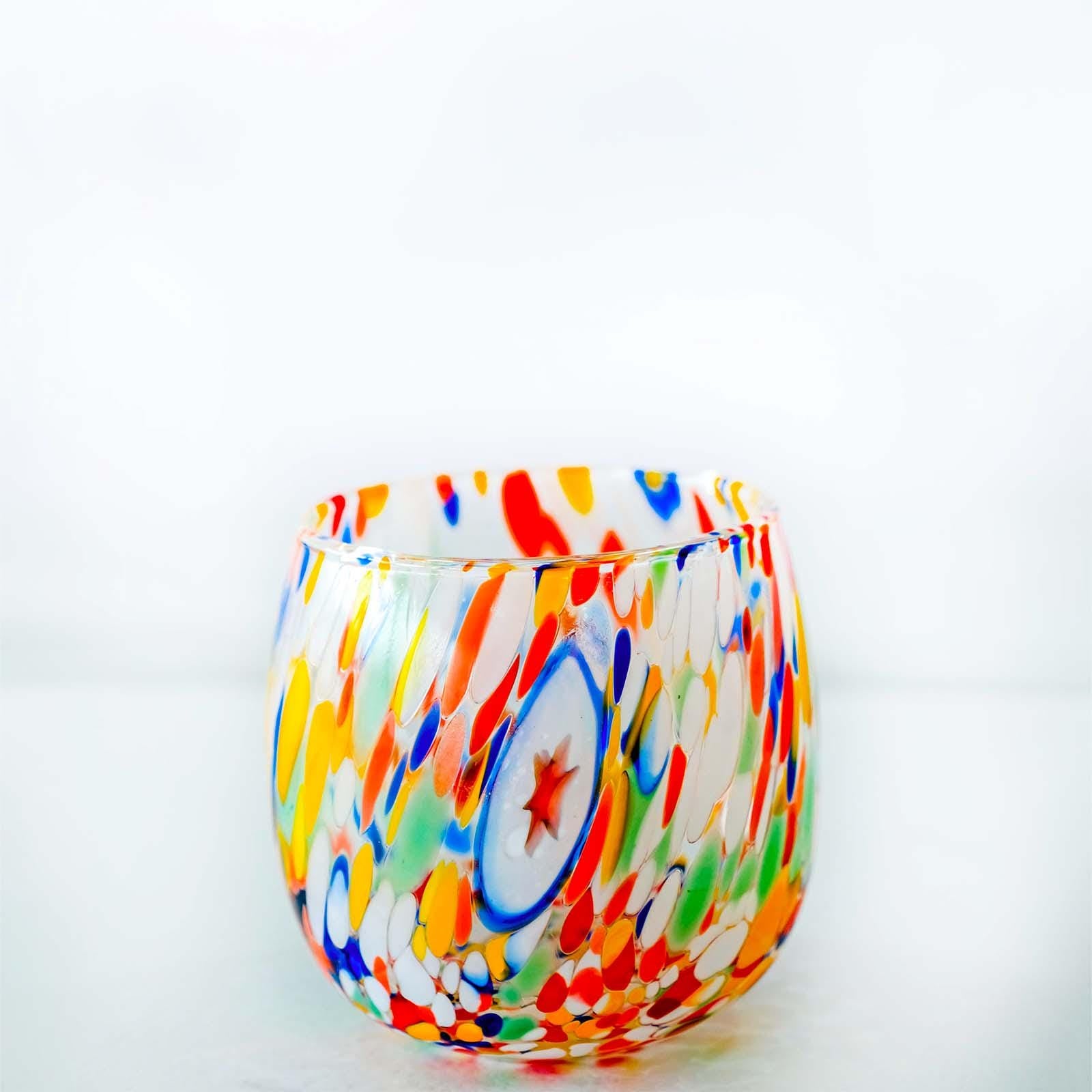 Murano Drinking Glass | Certified Murano Glass | Made in Italy | Water Glass | Collection Marea