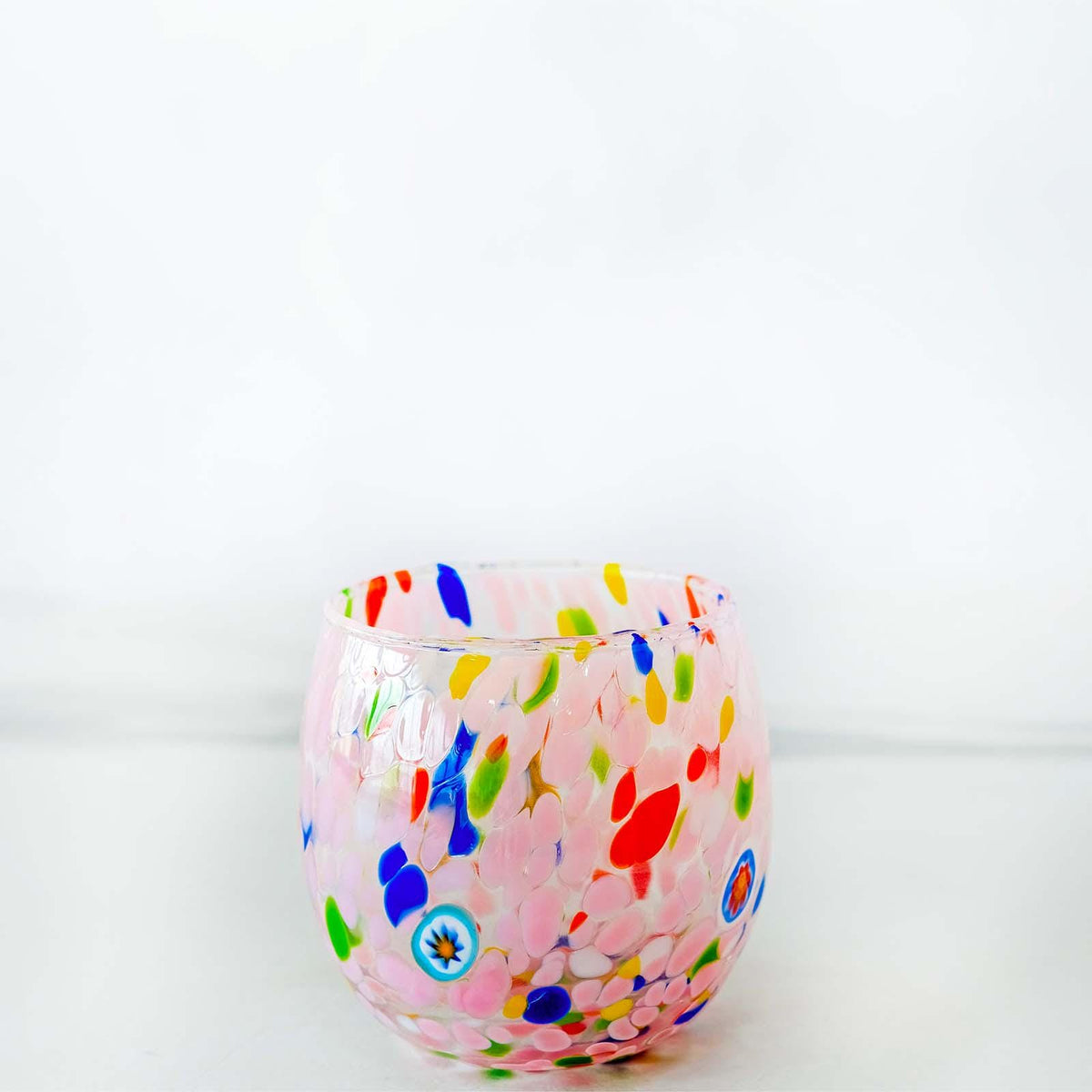 Murano Drinking Glass | Certified Murano Glass | Made in Italy | Water Glass | Collection Marea