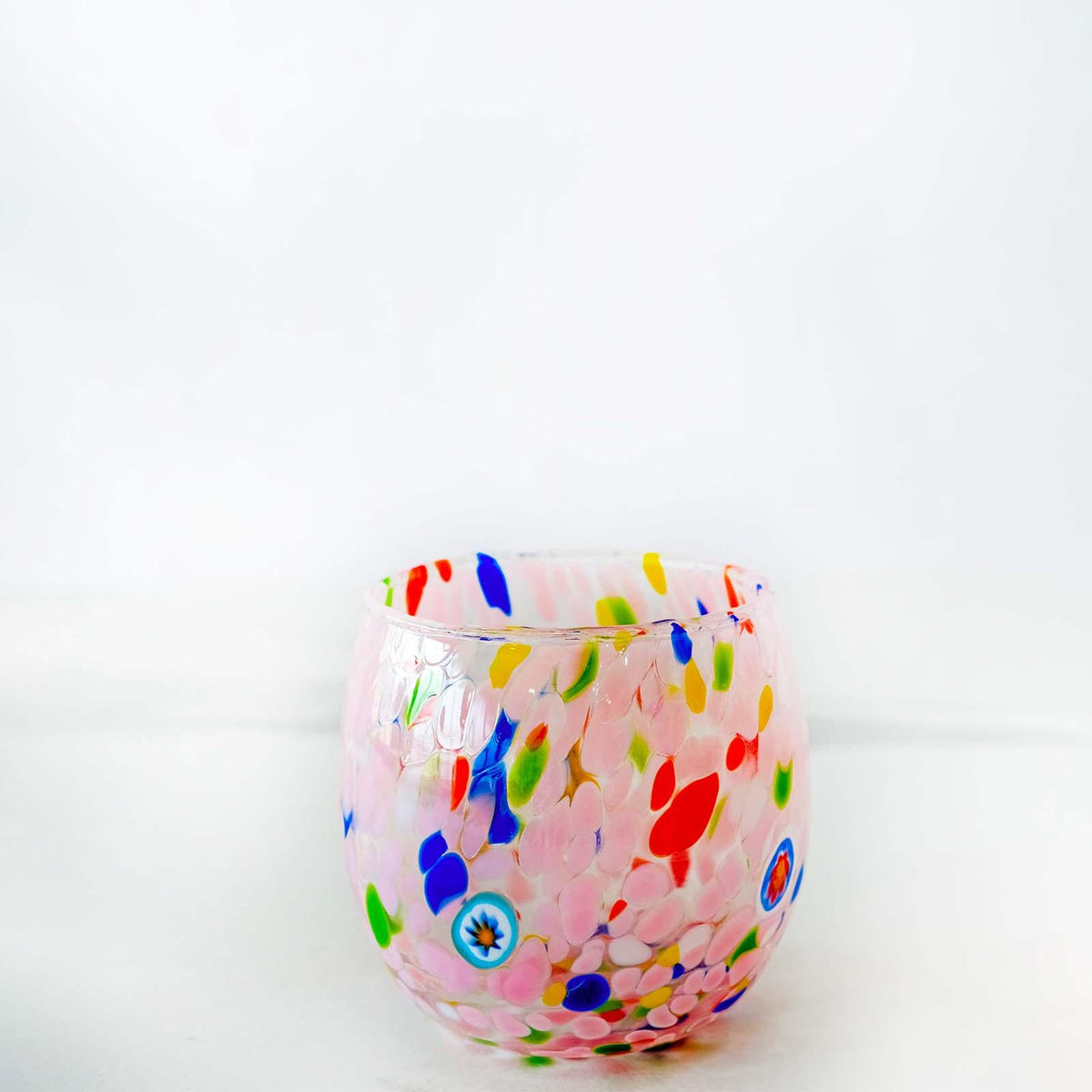 Murano Drinking Glass | Certified Murano Glass | Made in Italy | Water Glass | Collection Marea