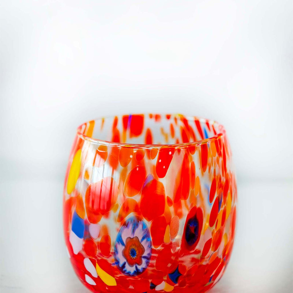 Murano Drinking Glass | Certified Murano Glass | Made in Italy | Water Glass | Collection Marea