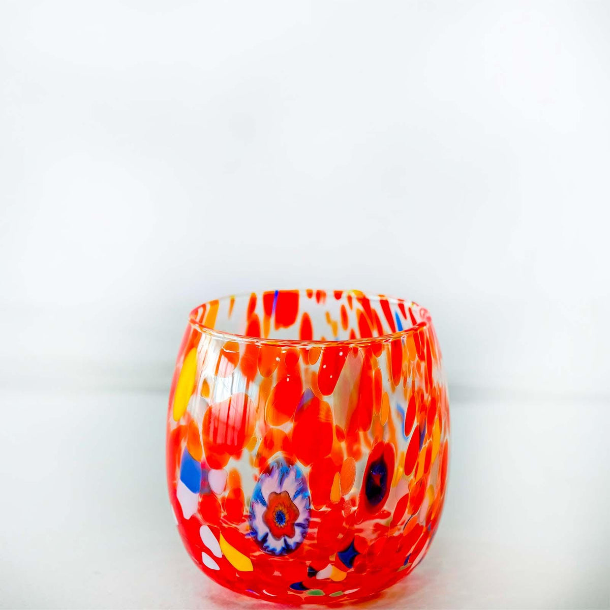 Murano Drinking Glass | Certified Murano Glass | Made in Italy | Water Glass | Collection Marea