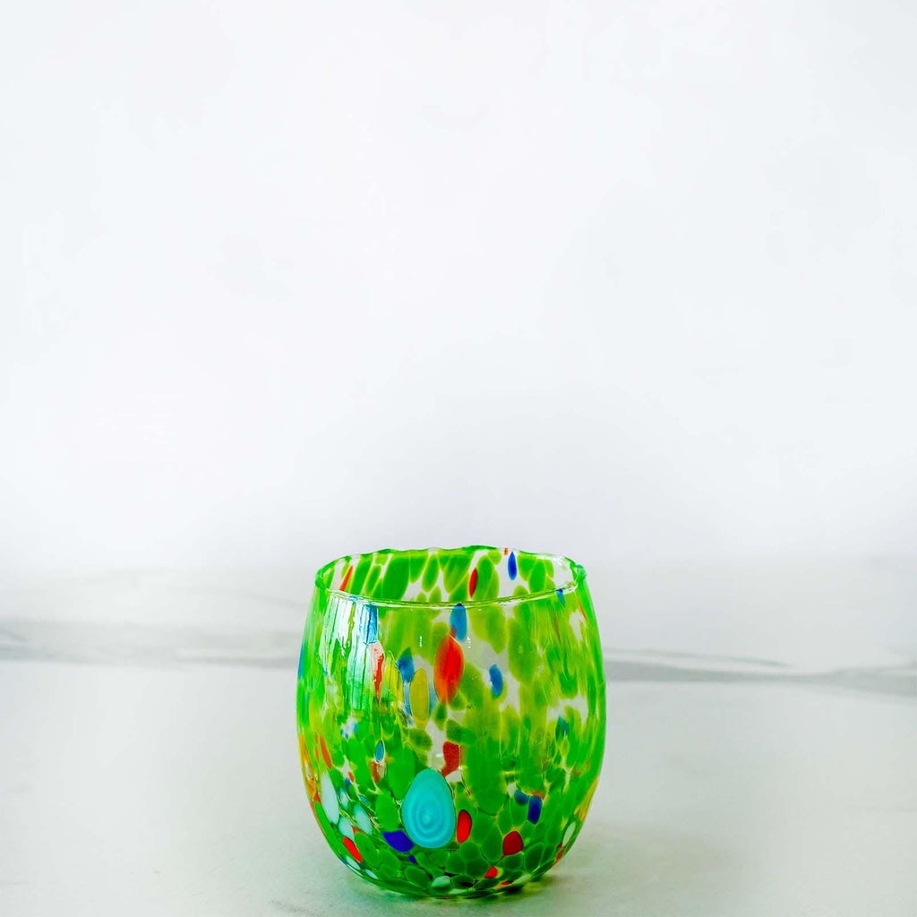 Murano Drinking Glass | Certified Murano Glass | Made in Italy | Water Glass | Collection Marea