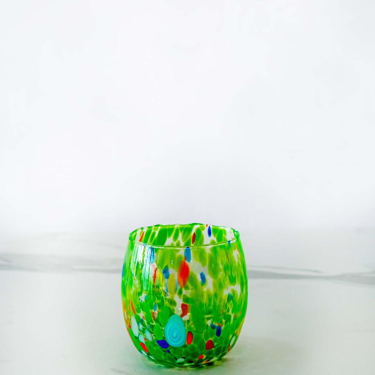 Murano Drinking Glass | Certified Murano Glass | Made in Italy | Water Glass | Collection Marea
