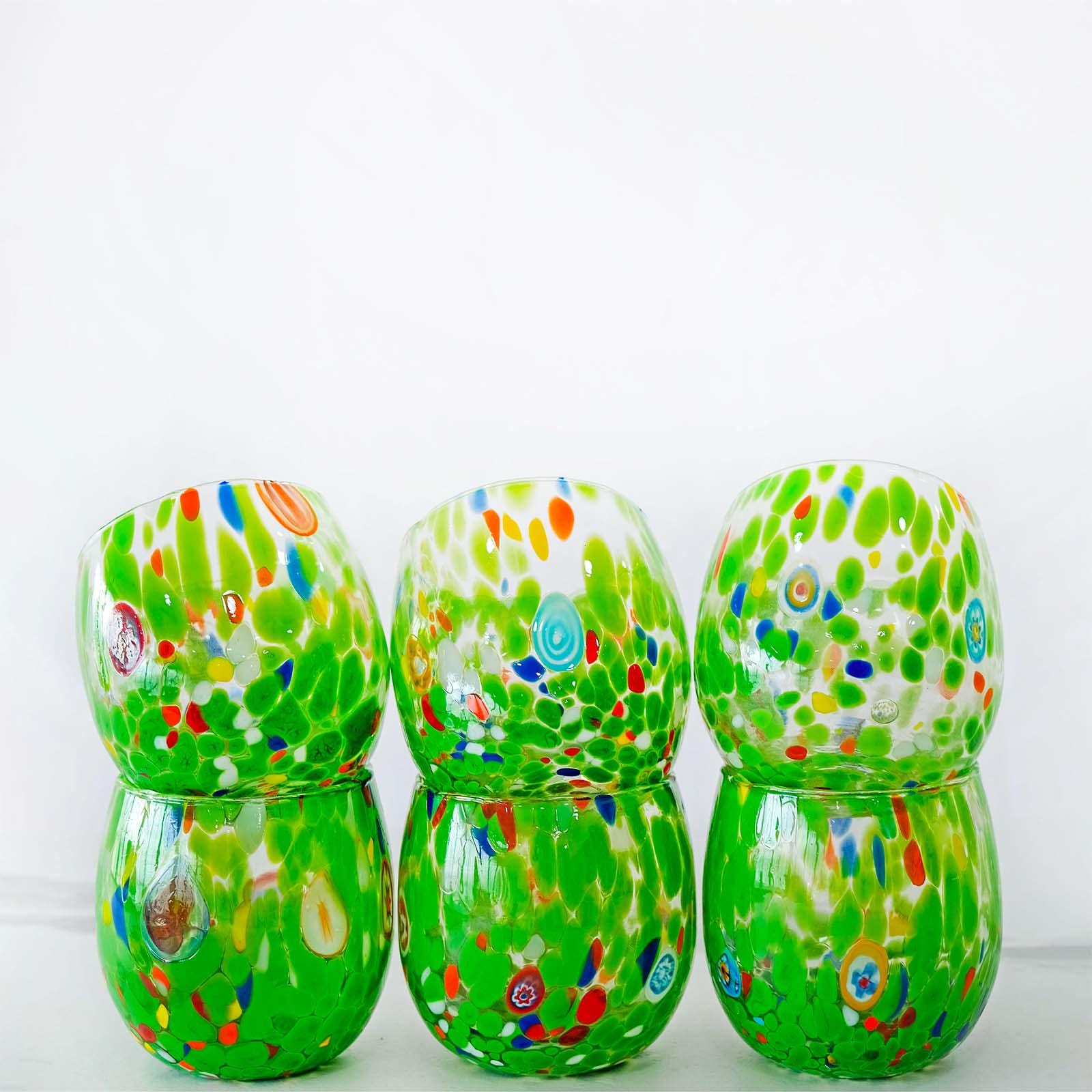 Murano Drinking Glass | Certified Murano Glass | Made in Italy | Water Glass | Collection Marea