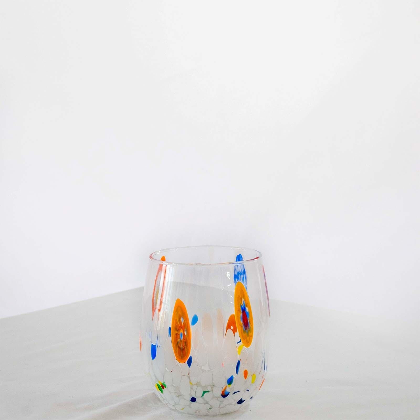 Murano Drinking Glass | Certified Murano Glass | Made in Italy | Water Glass | Collection Dream