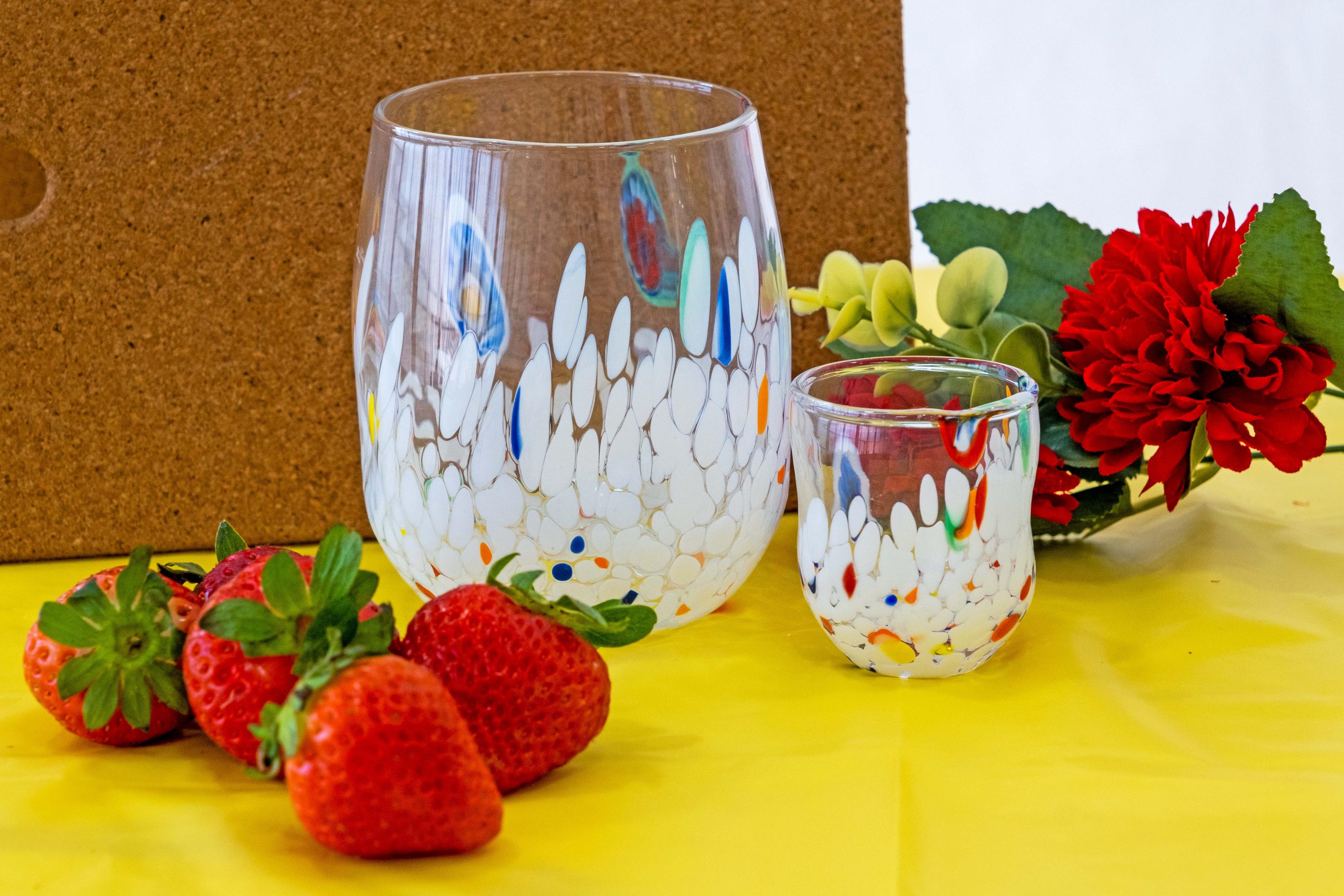 Murano Drinking Glass | Certified Murano Glass | Made in Italy | Water Glass | Collection Dream