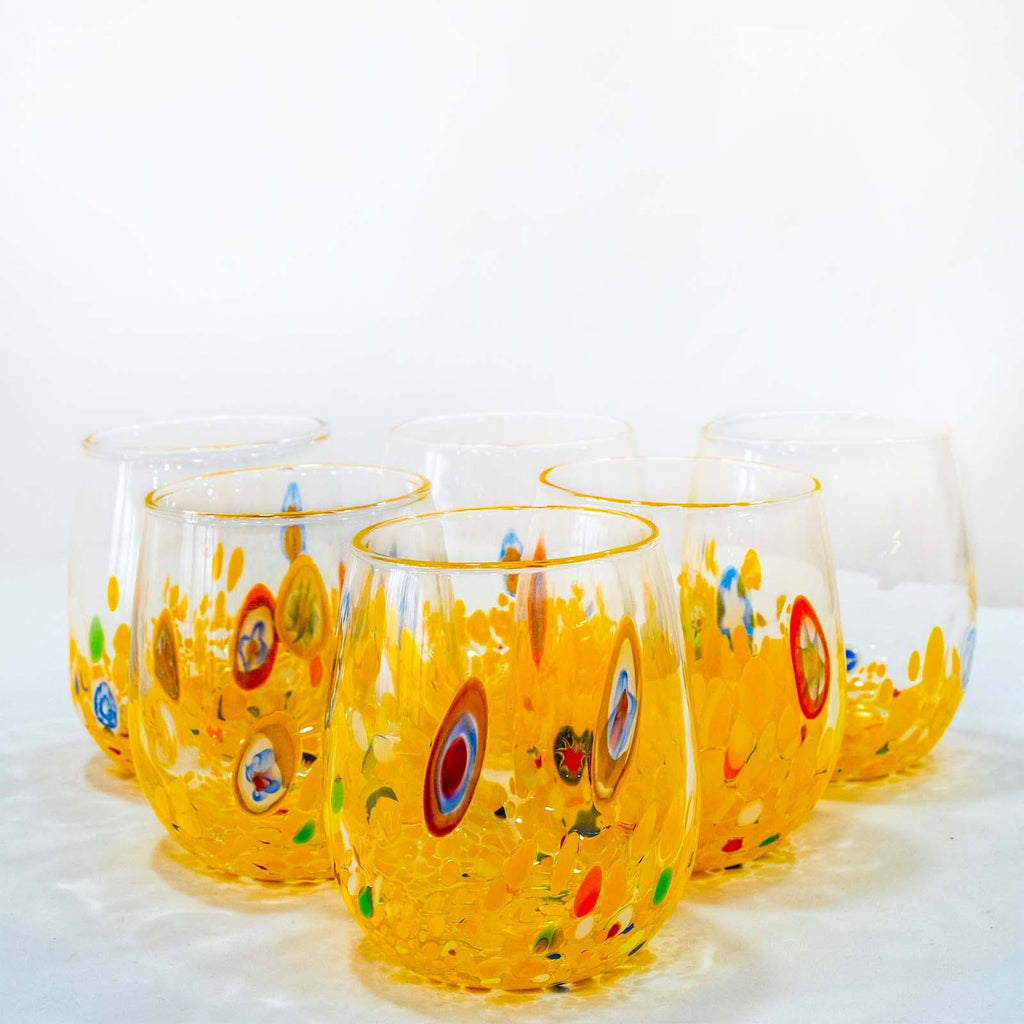 Murano Drinking Glass | Certified Murano Glass | Made in Italy | Water Glass | Collection Dream