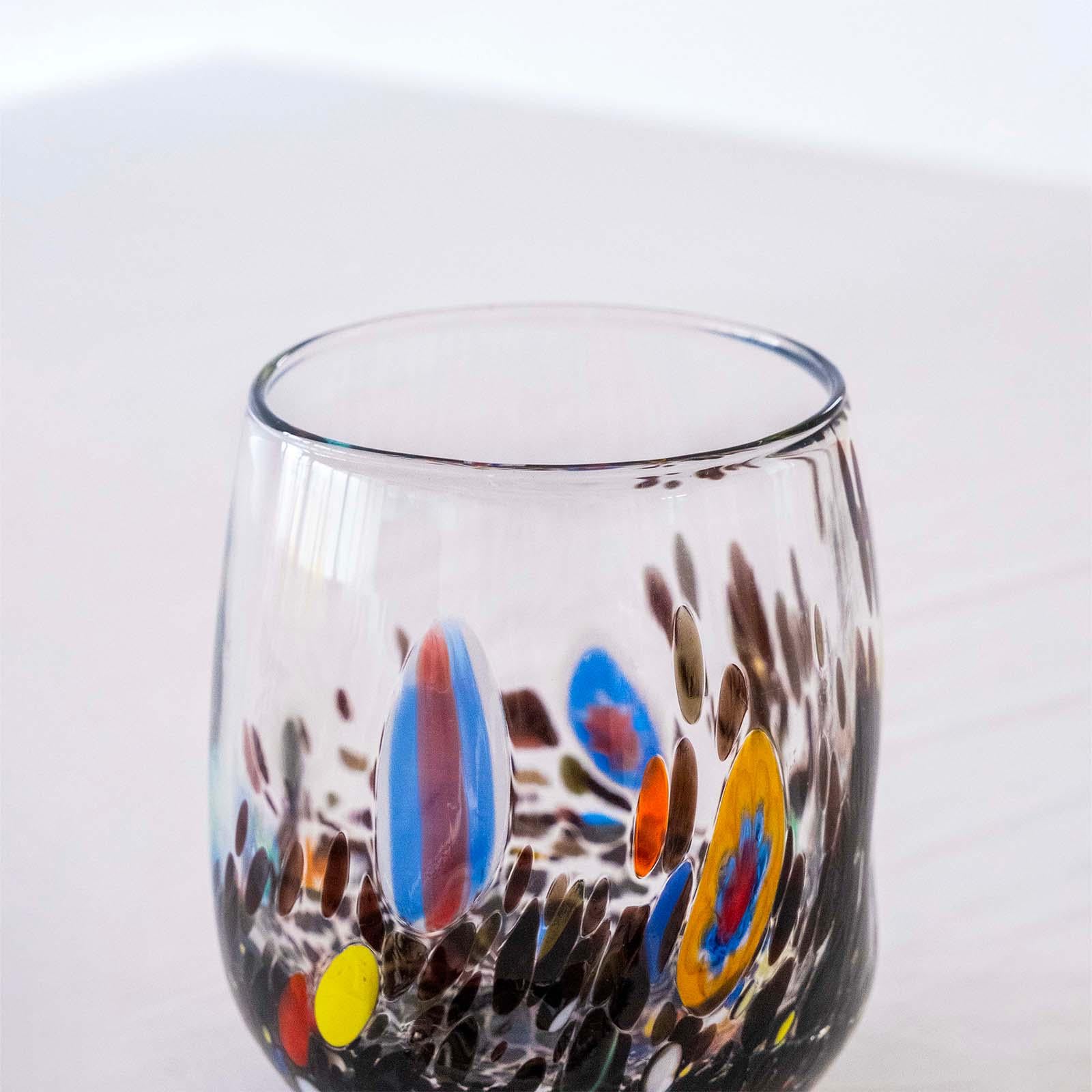 Murano Drinking Glass | Certified Murano Glass | Made in Italy | Water Glass | Collection Dream