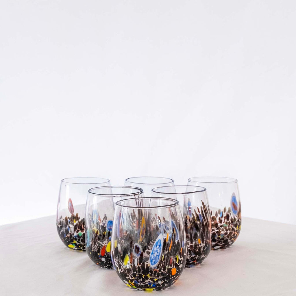 Murano Drinking Glass | Certified Murano Glass | Made in Italy | Water Glass | Collection Dream