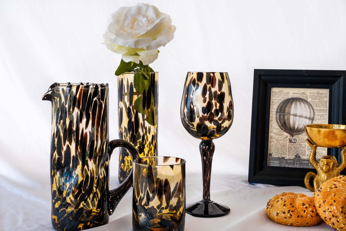 Murano Wine Glass | Certified Murano Glass | Made in Italy | Handmade Wine Goblet | Collection Animalier