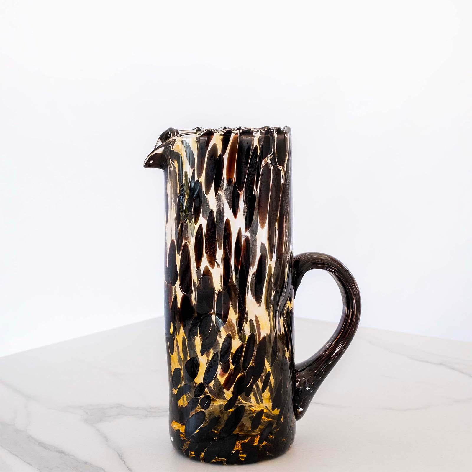 Murano Glass Carafe | Certified Murano Glass | Made in Italy | Decorative Pitcher | Collection Animalier B1