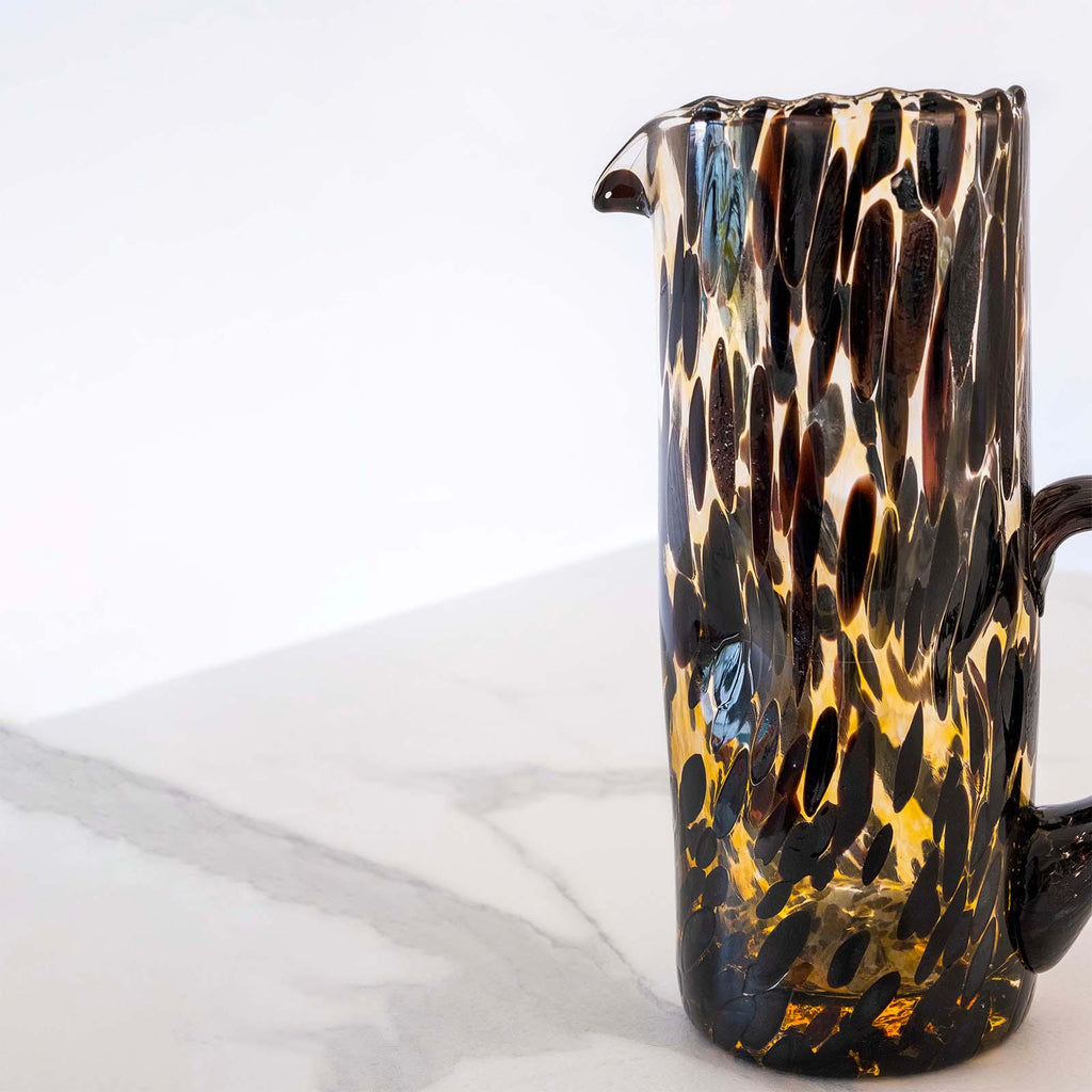Murano Glass Carafe | Certified Murano Glass | Made in Italy | Decorative Pitcher | Collection Animalier B1