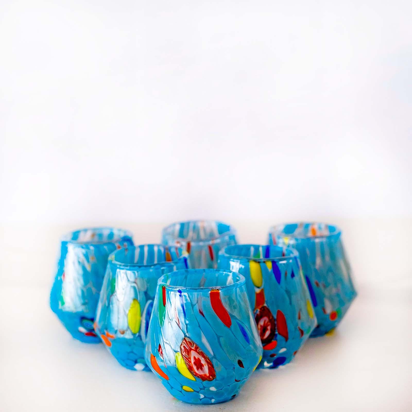 Murano Shot Glass | Certified Murano Glass | Made in Italy | Italian Liqueur Glass | Collection B8