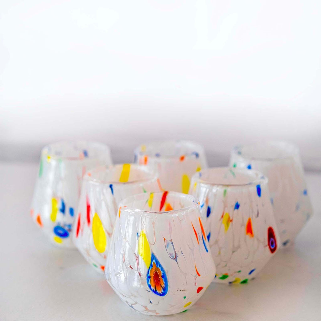 Murano Shot Glass | Certified Murano Glass | Made in Italy | Italian Liqueur Glass | Collection B8