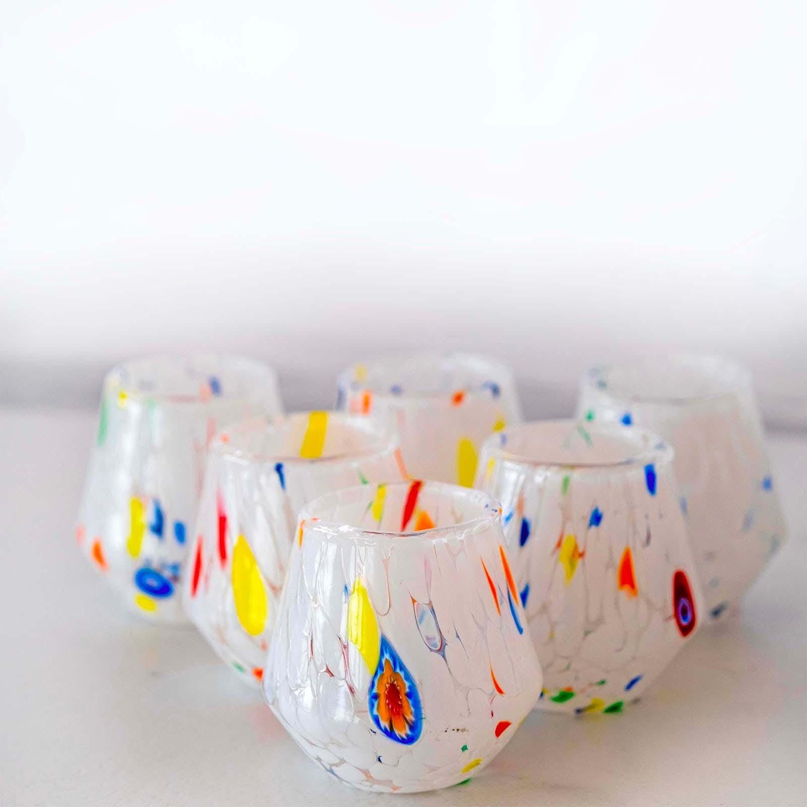 Murano Shot Glass | Certified Murano Glass | Made in Italy | Italian Liqueur Glass | Collection B8