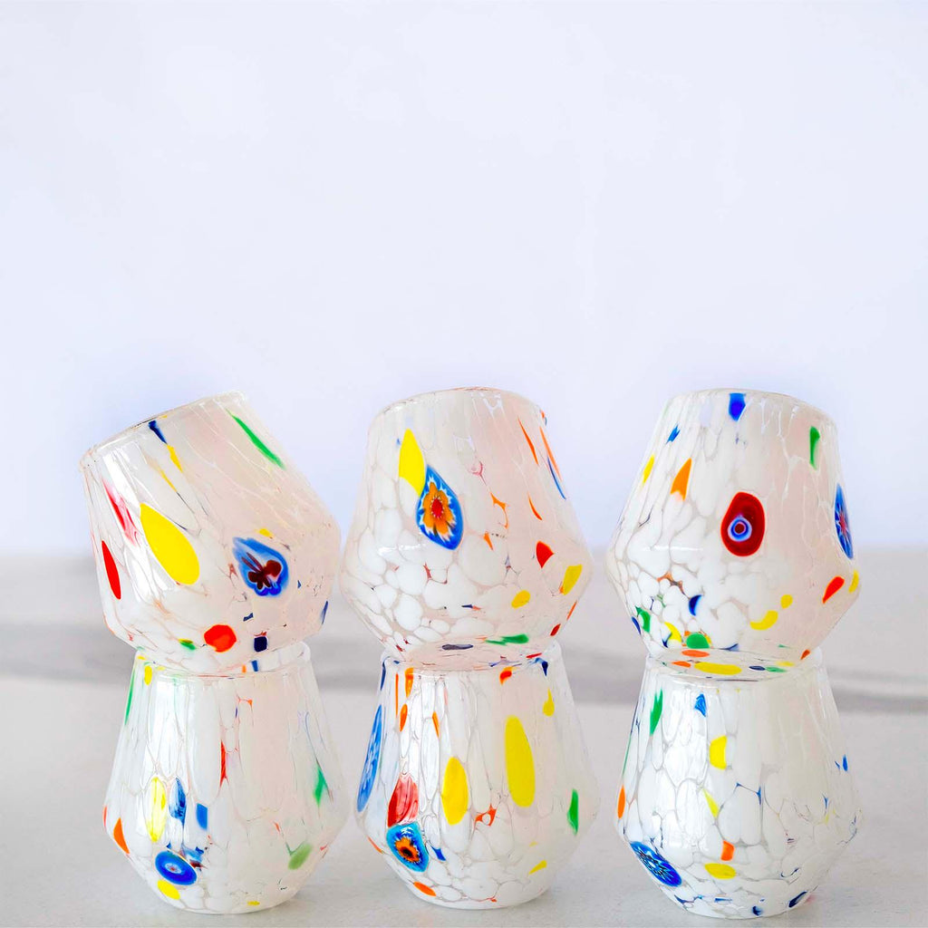 Murano Shot Glass | Certified Murano Glass | Made in Italy | Italian Liqueur Glass | Collection B8