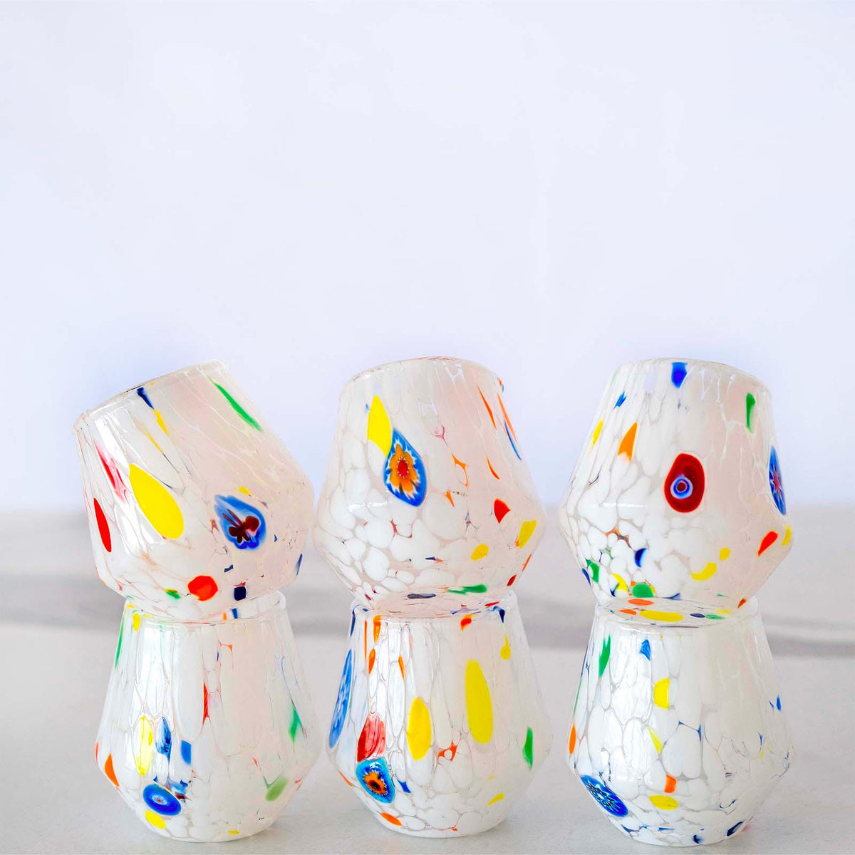 Murano Shot Glass | Certified Murano Glass | Made in Italy | Italian Liqueur Glass | Collection B8