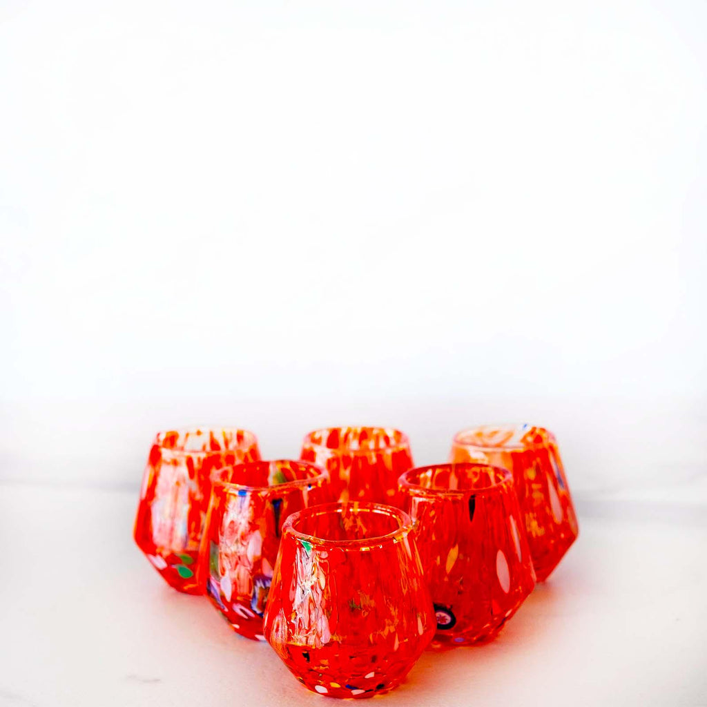 Murano Shot Glass | Certified Murano Glass | Made in Italy | Italian Liqueur Glass | Collection B8