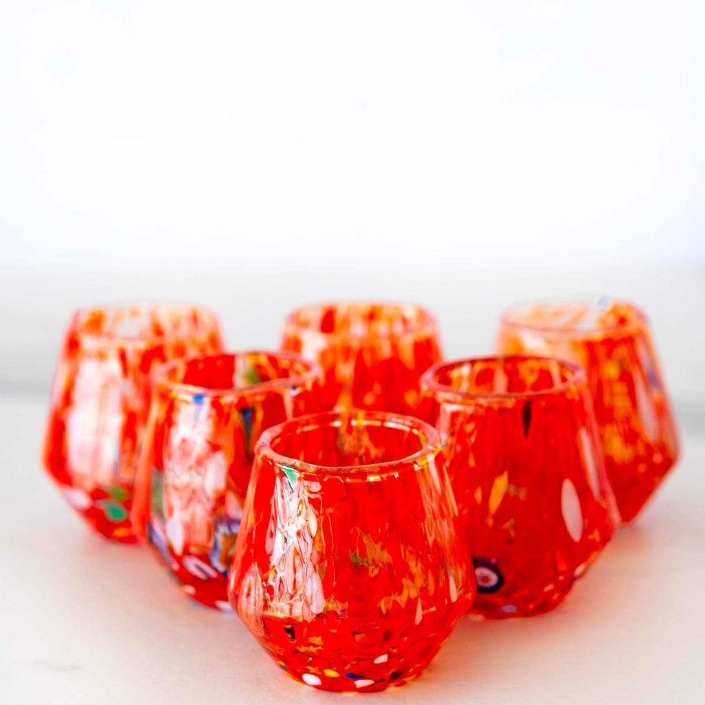 Murano Shot Glass | Certified Murano Glass | Made in Italy | Italian Liqueur Glass | Collection B8