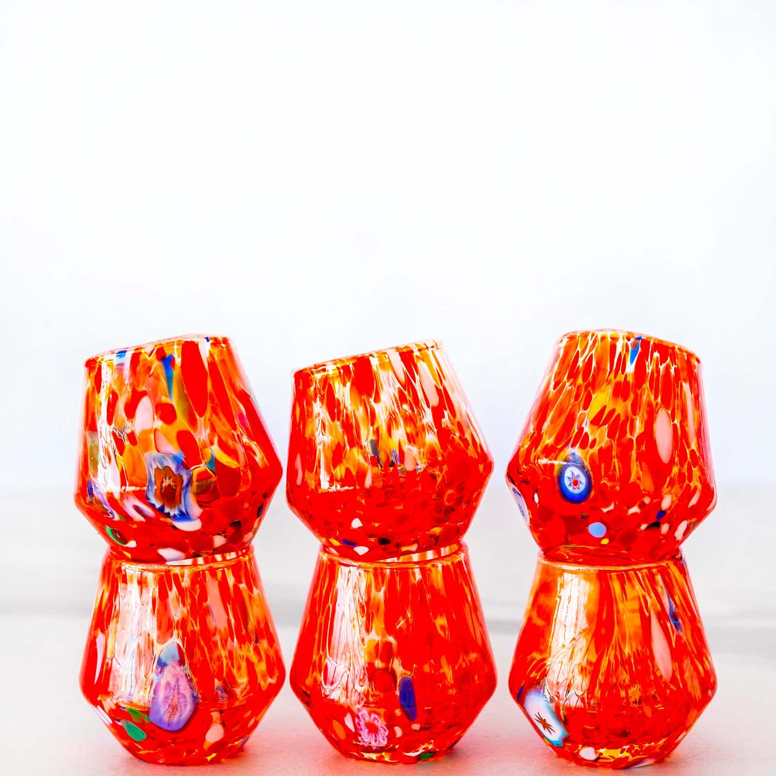 Murano Shot Glass | Certified Murano Glass | Made in Italy | Italian Liqueur Glass | Collection B8