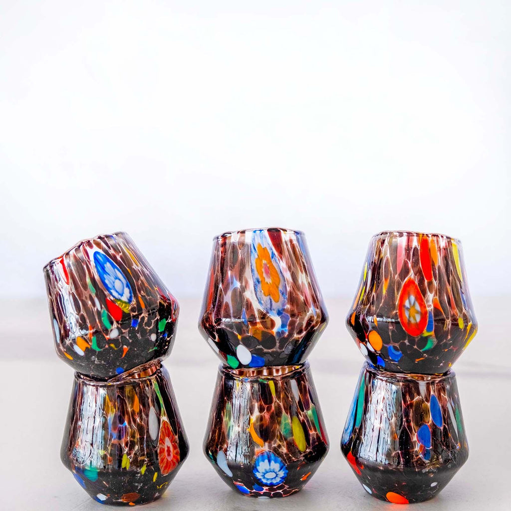Murano Shot Glass | Certified Murano Glass | Made in Italy | Italian Liqueur Glass | Collection B8