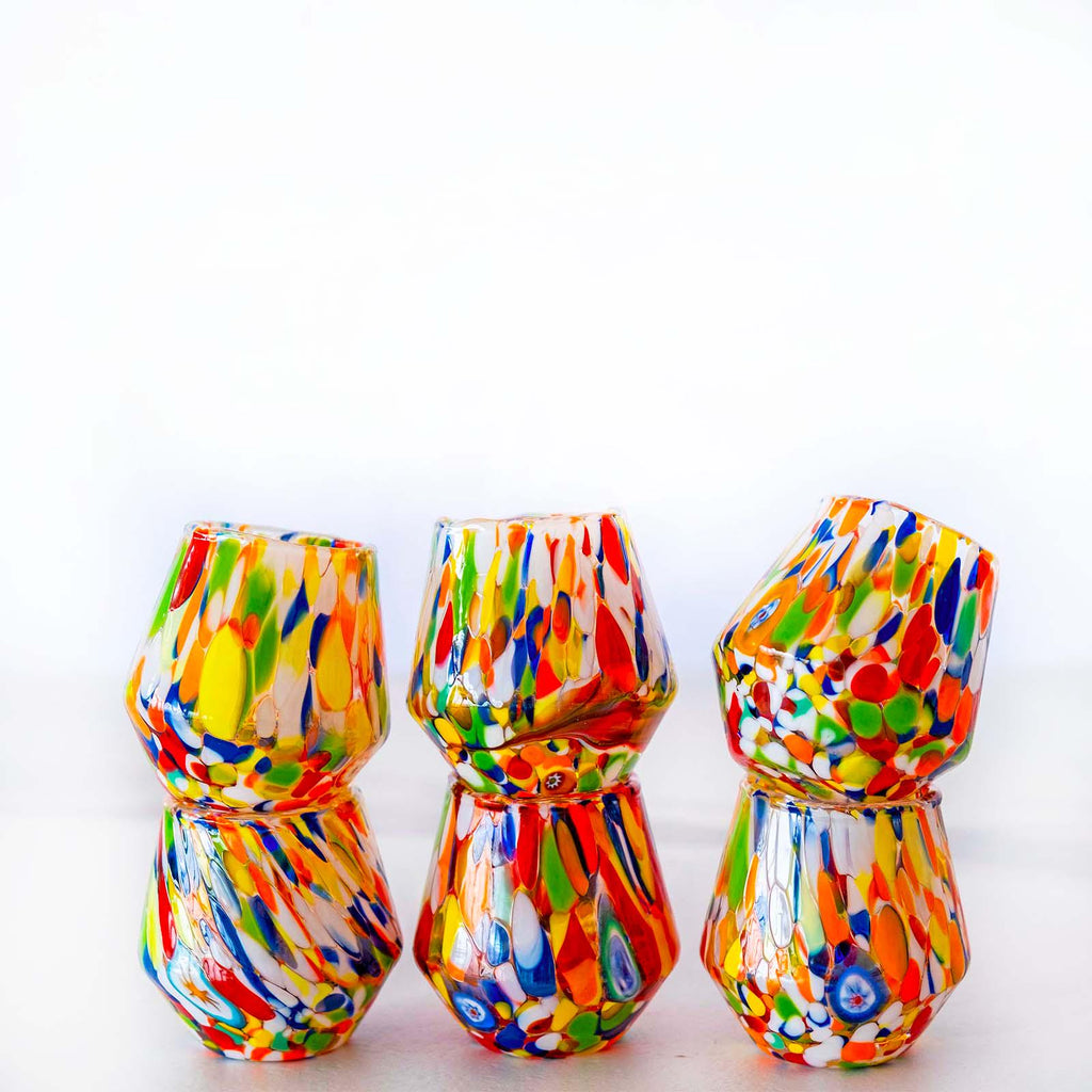 Murano Shot Glass | Certified Murano Glass | Made in Italy | Italian Liqueur Glass | Collection B8