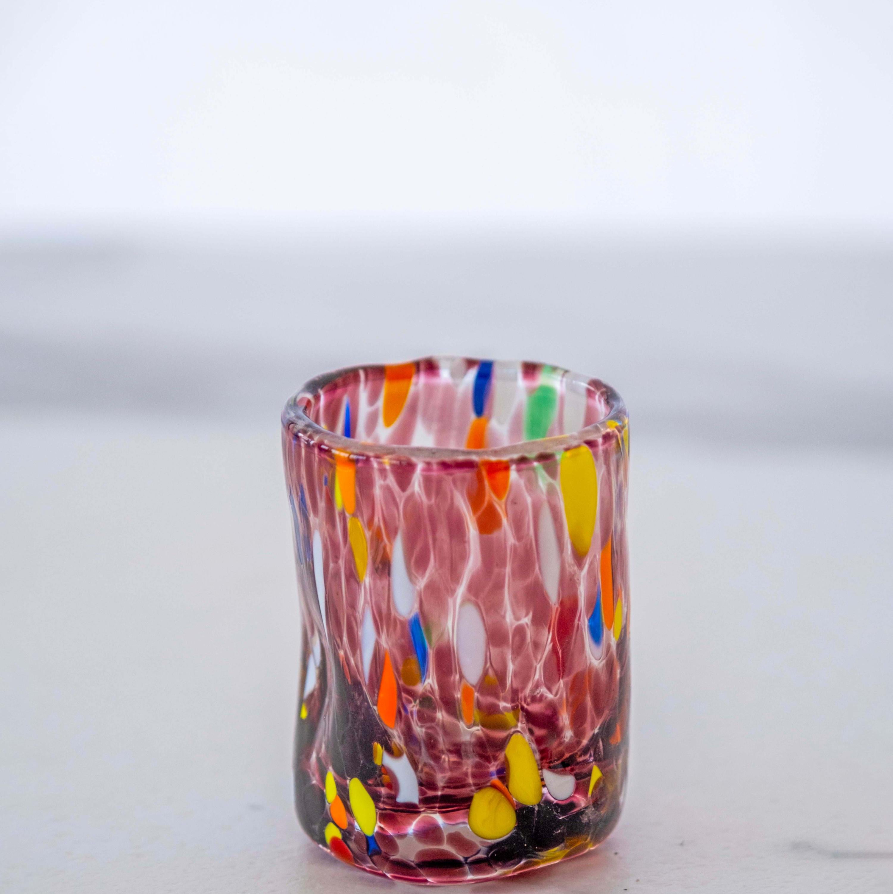 Murano Shot Glass | Certified Murano Glass | Made in Italy | Italian Liqueur Glass | Collection Eleganza