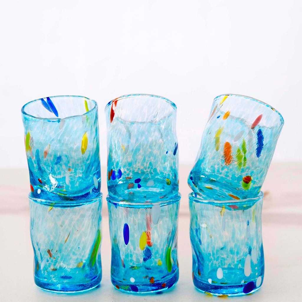 Murano Shot Glass | Certified Murano Glass | Made in Italy | Italian Liqueur Glass | Collection Eleganza