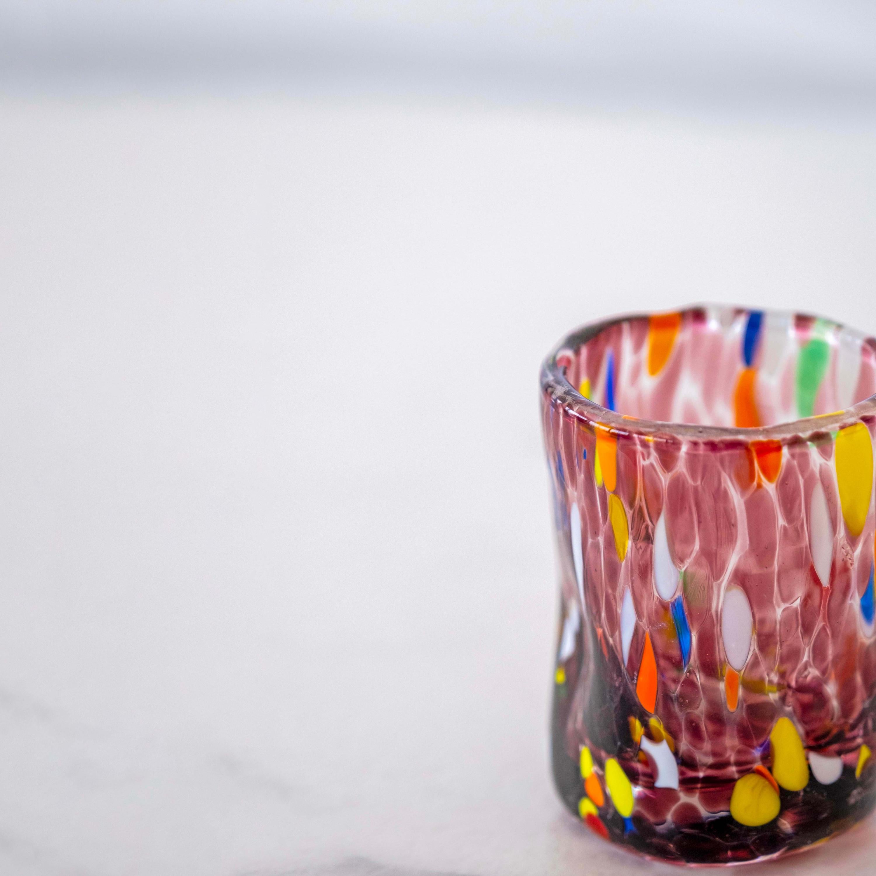 Murano Shot Glass | Certified Murano Glass | Made in Italy | Italian Liqueur Glass | Collection Eleganza