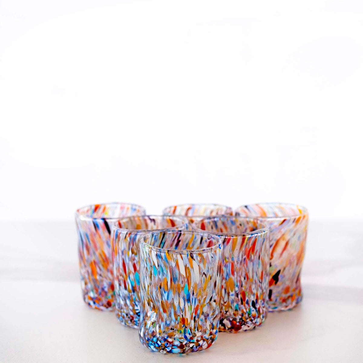 Murano Shot Glass | Certified Murano Glass | Made in Italy | Italian Liqueur Glass | Collection Eleganza