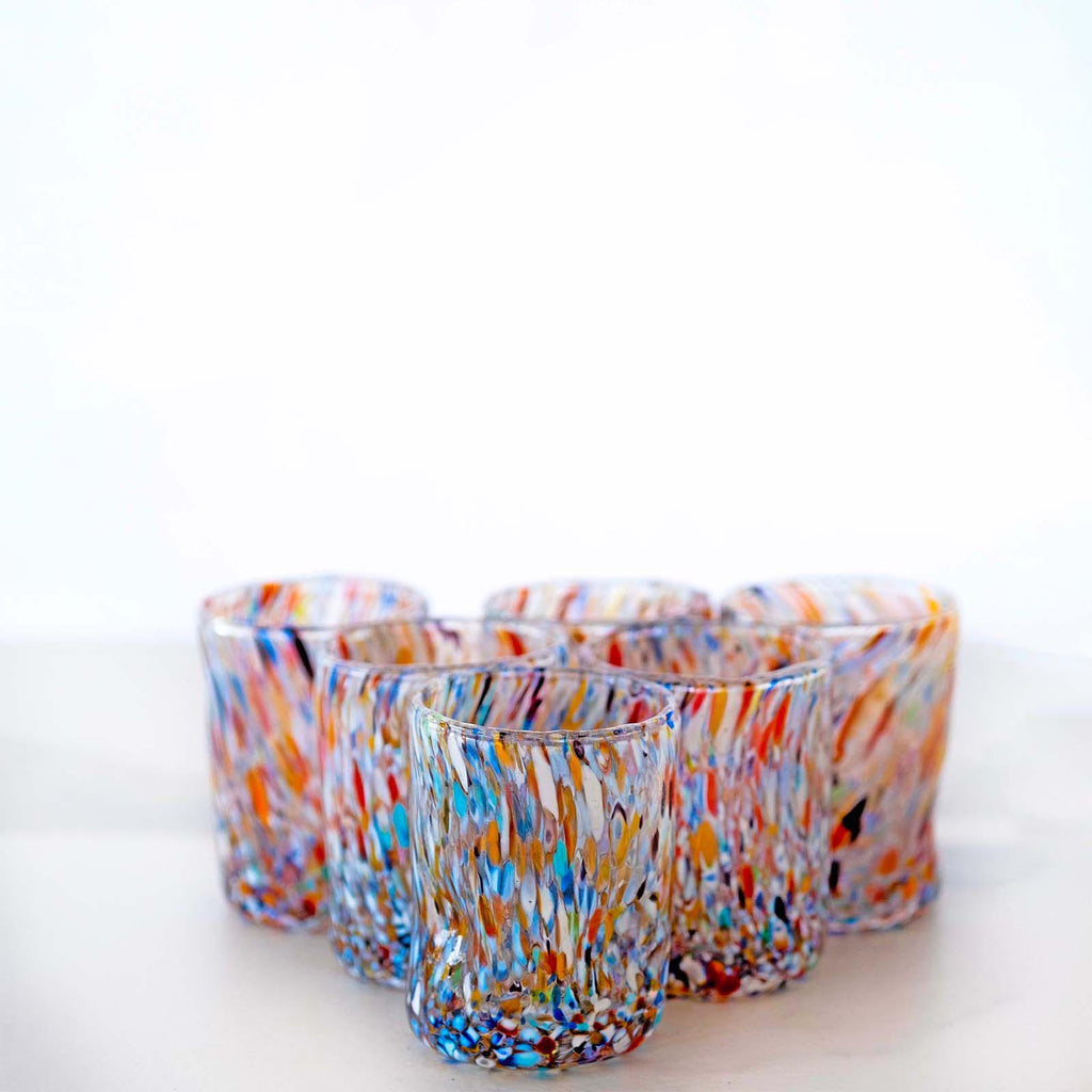 Murano Shot Glass | Certified Murano Glass | Made in Italy | Italian Liqueur Glass | Collection Eleganza