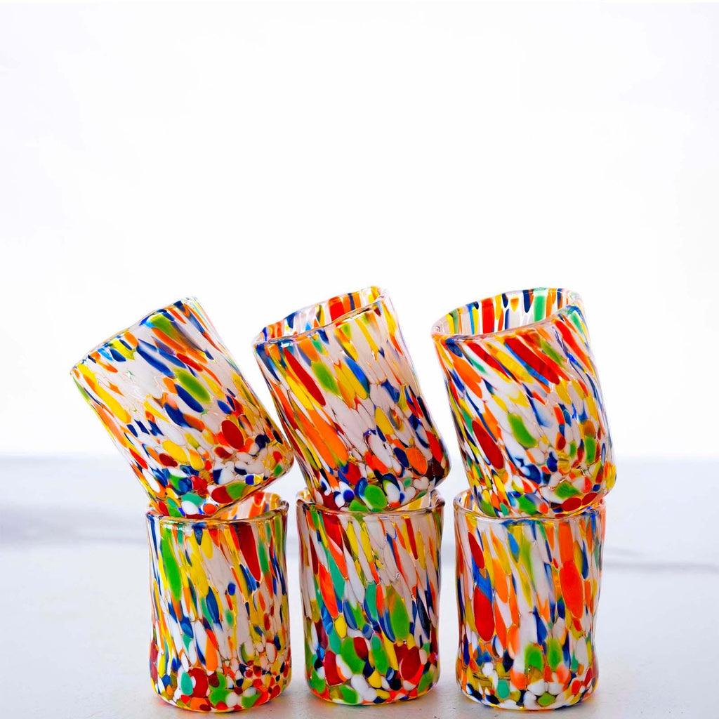 Murano Shot Glass | Certified Murano Glass | Made in Italy | Italian Liqueur Glass | Collection Eleganza